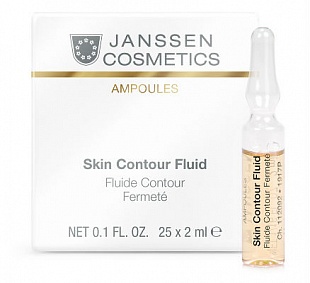 Skin Contour Fluid Anti-age лифтинг-сыворотка в ампулах с пептидами, стимулирующими синтез эластина